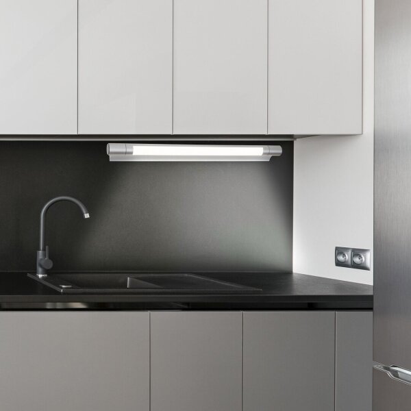 Rabalux 1445 - LED Лампа за под кухненски шкаф BYRON LED/8W/230V сребриста 546 lm