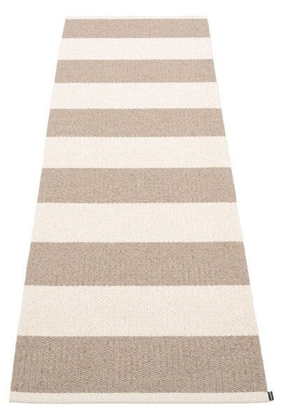 Бежова и кремава пътека за открито и закрито 70x225 cm Bob Mud Vanilla – Pappelina