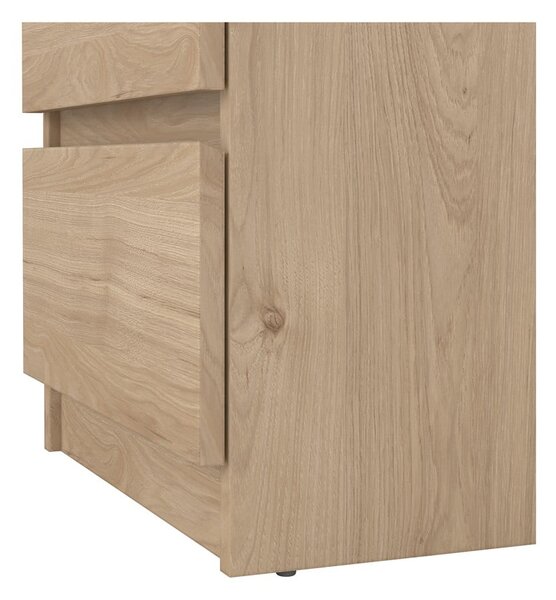 Скрин от дъбов декор в естествен цвят 40x70x50 cm Naia – Tvilum
