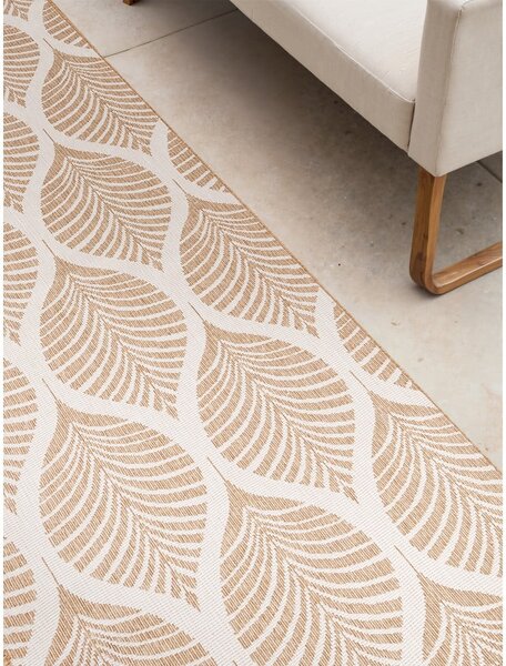 Пътека за открито и закрито в цвят слонова кост и бежово 80x250 cm Duet Liora – NORTHRUGS