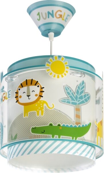 Dalber D-76112 - Детски Полилей MY LITTLE JUNGLE 1xE27/15W/230V