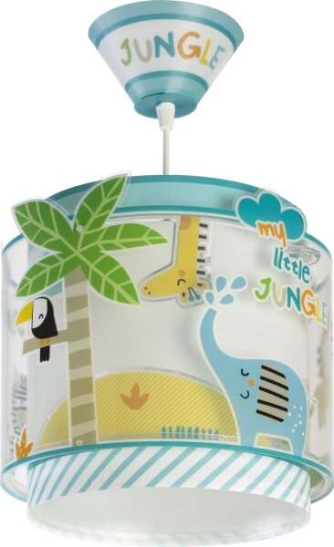 Dalber D-76112 - Детски Полилей MY LITTLE JUNGLE 1xE27/15W/230V
