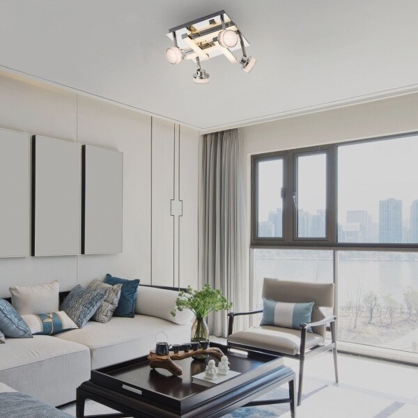 Rabalux 5638 - LED Таванна Точково осветително тяло PADMA 4xLED/5W/230V+4xLED/3W