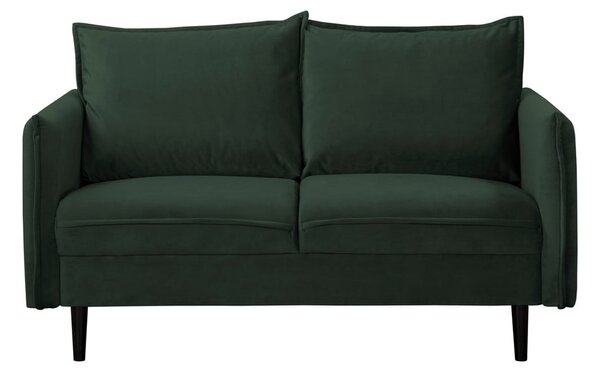 Тъмнозелен кадифен диван 138 cm Juli – Ropez