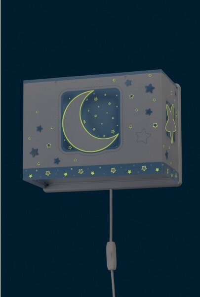 Dalber D-63238T - Детскo Стенна лампа MOONLIGHT 1xE27/60W/230V