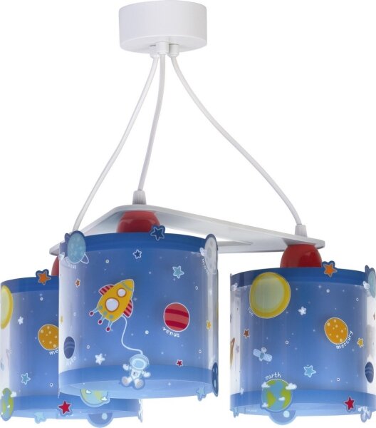 Dalber D-41344 - Детски полилей PLANETS 3xE27/60W/230V