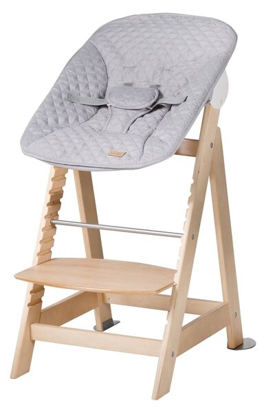 Стол за хранене в светлосив и естествен цвят Style Born Up 2in1 – Roba