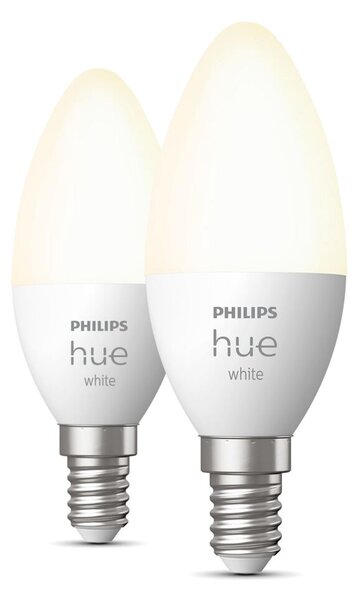 LED крушка Philips 8719514320628 Бял F E14 E27 470 lm (2 броя)