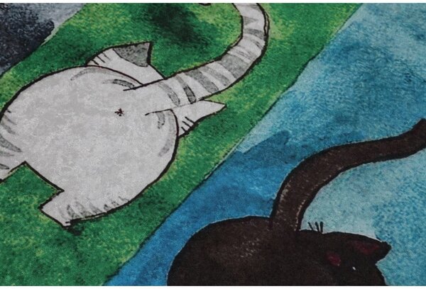 Килими за баня в комплект от 2 бр. 60x100 cm Gatto Carino – Foutastic