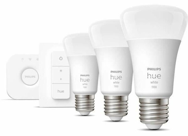 LED крушка Philips Starter Kit E27 9,5 W Бял F (3 броя)