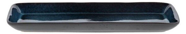 Поднос за сервиране керамична тава 14x38 cm Gastro Dark Blue/Black – Bitz