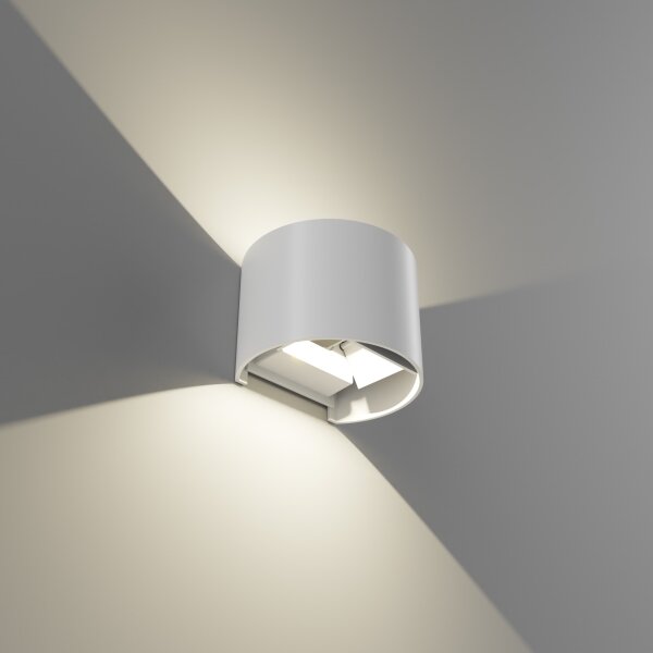 APLED - LED Екстериорна Стенна лампа OVAL 2xLED/3W/230V IP65