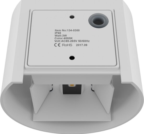 APLED - LED Екстериорна Стенна лампа OVAL 2xLED/3W/230V IP65