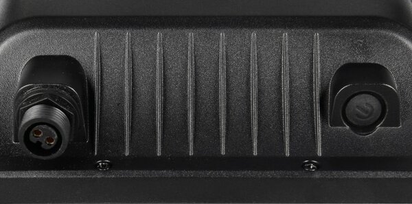 LED стенно външно осветително тяло с таймер и соларен панел (височина 19 cm) Acora – Reality