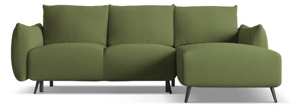 Зелен ъглов диван (десен ъгъл) Malie – Makamii