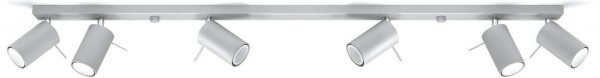 Sollux SL.0454 - Таванен спот RING 6xGU10/10W/230V