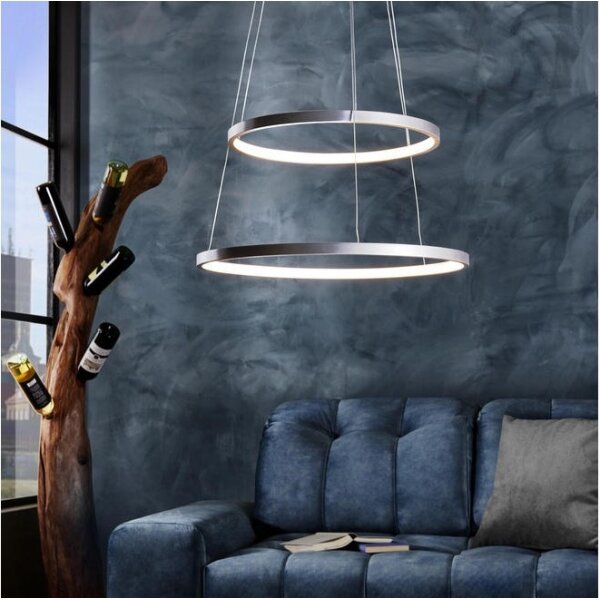 Leuchten Direkt 11525-21 - LED полилей на кабел CIRCLE LED/15W/230V + LED/25W