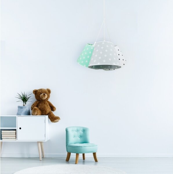 Brilagi - Полилей на верижка CARPI 3xE27/60W/230V