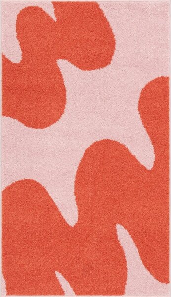 Червено-розов детски килим 80x150 cm Hugsy Coral – FD