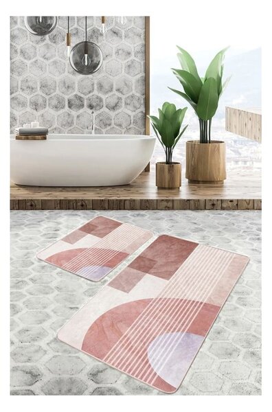 Кадифени килими за баня в комплект от 2 бр. 60x100 cm – Mila Home