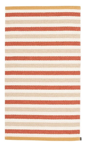 Килим за открито и закрито в тухлен и кремав цвят 70x120 cm Teo Brick – Pappelina