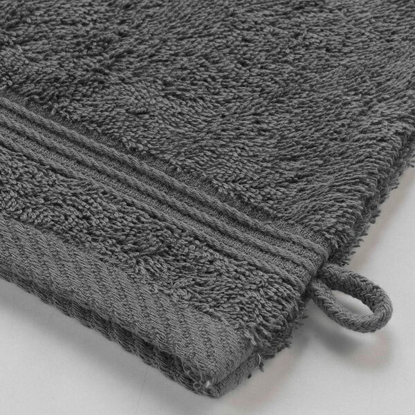Тъмносива памучна кърпа за миене 15x21 cm Tendresse – douceur d'intérieur