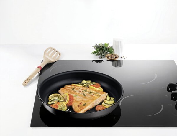 Алуминиеви тигани 2 бр. с незалепващо покритие/с подвижна дръжка ø 28 cm INGENIO Eco Resis L3979102 – Tefal