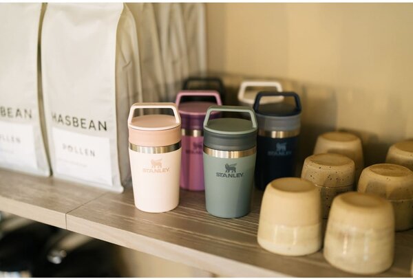 Светлорозова термочаша от неръждаема стомана 350 ml Café-To-Go Rose Quartz – Stanley