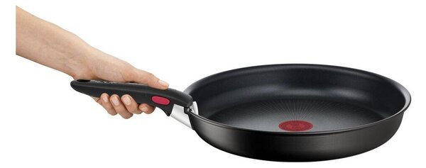 Алуминиеви тигани 2 бр. с незалепващо покритие/с подвижна дръжка ø 28 cm INGENIO Eco Resis L3979102 – Tefal