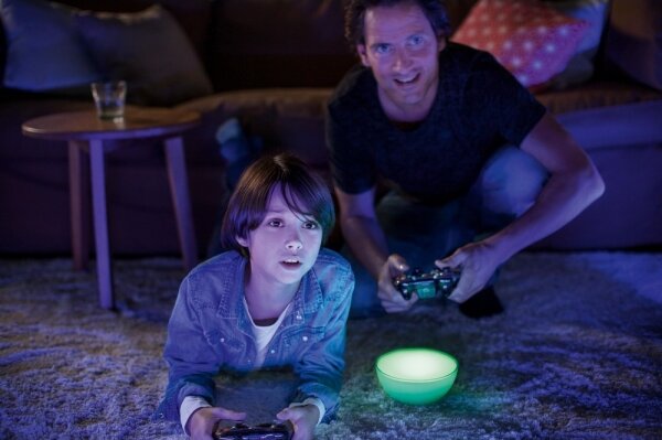Philips 76020/31/P7 - LED RGB димируема настолна лампа Hue GO LED/6W/230V