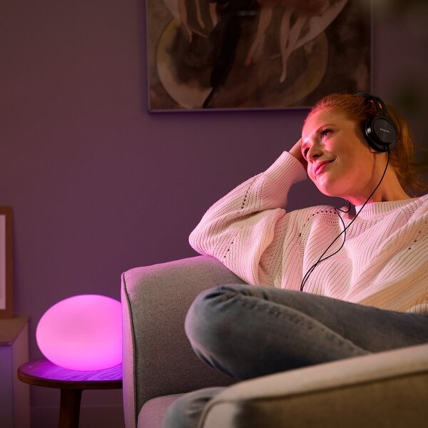 Philips 40904/31/P9-LED RGB Димируема настолна лампа Hue FLOURISH 1xE27/9,5W/230