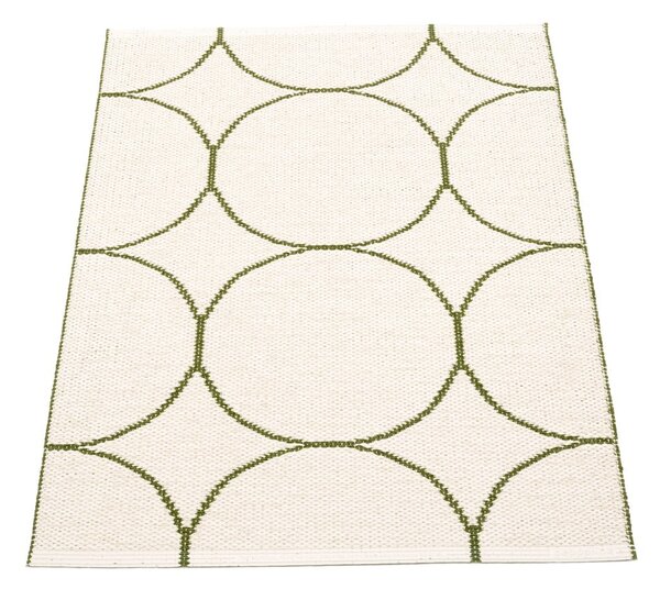 Тъмнозелен килим за открито и закрито 70x100 cm Boo Dark Olive – Pappelina