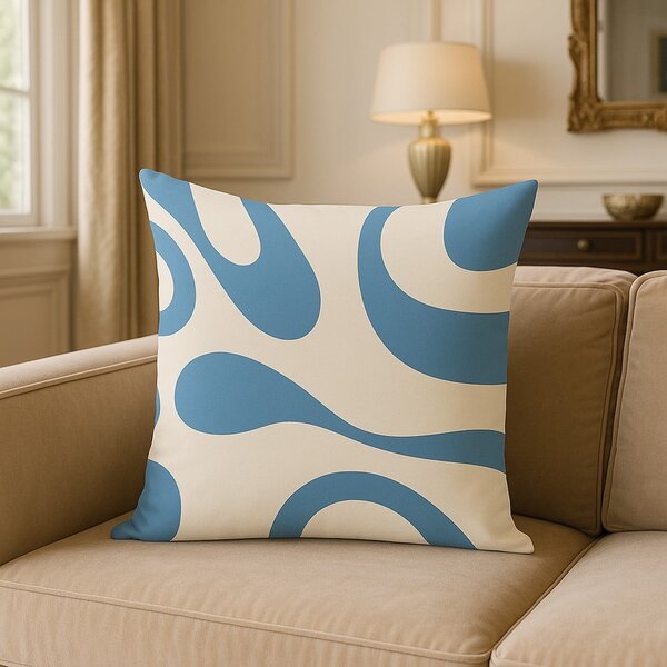 Калъфка за възглавница 43x43 cm Blue Latte – Mila Home
