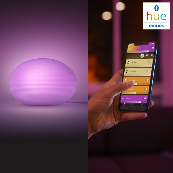 Philips 40904/31/P9-LED RGB Димируема настолна лампа Hue FLOURISH 1xE27/9,5W/230