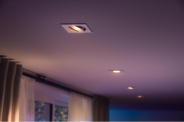 Philips 50551/31/P7 - LED RGB Лампа за вграждане Hue CENTURA 1xGU10/5,7W/230V