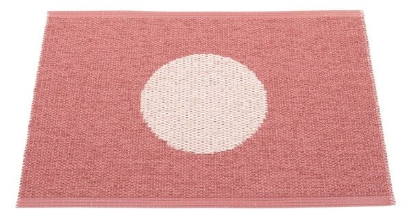 Светлочервен килим за открито и закрито 70x50 cm Vera Pop Blush – Pappelina