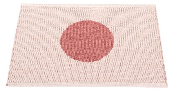 Светлочервен килим за открито и закрито 70x50 cm Vera Pop Blush – Pappelina