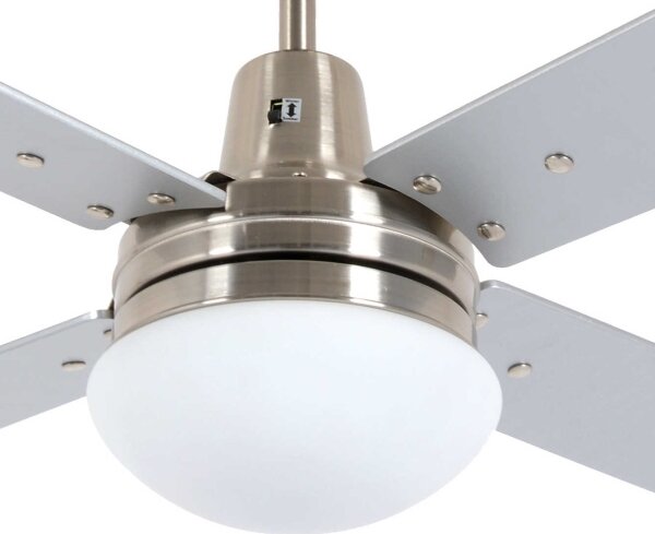 Lucci Air 210334 - таванен вентилатор AIRFUSION 1xE27/60W/230V дърво/хром + DO