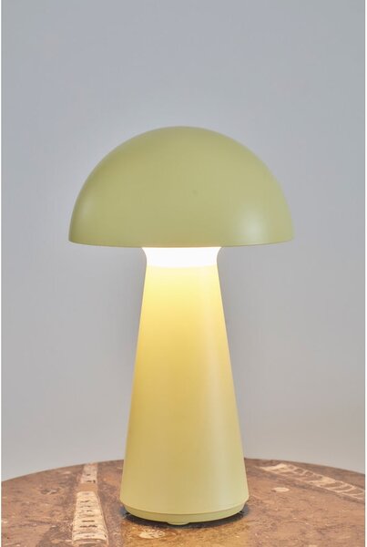 Жълта LED настолна лампа с дистанционно управление (височина 28 cm) Sam – Sirius