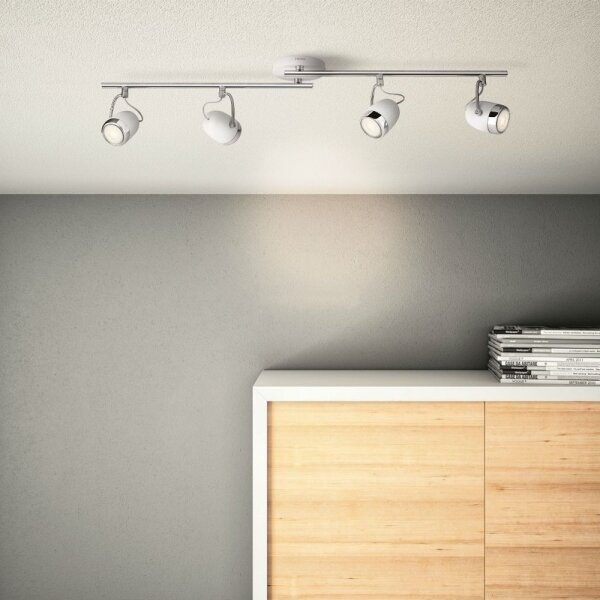 Philips 56484/31/PN - Точково осветително тяло MYLIVING BALSA 4xGU10/35W/230V