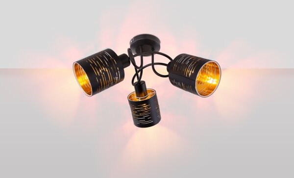Globo 15342-3D - повърхностно монтиран Полилей TUNNO 3xE14/15W/230V