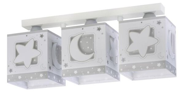 Dalber 63233NE - Детска лампа за таван MOONLIGHT 3xE27/60W/230V