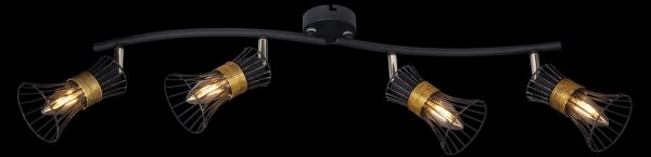 Globo 54814-4 - Точково осветително тяло PURRA 4xE14/40W/230V
