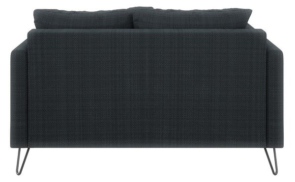 Тъмносив шенилов диван 140 cm Freya – Ropez