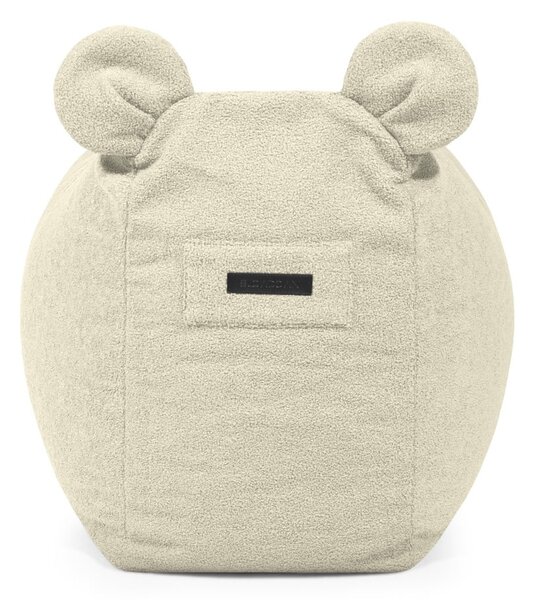 Светлосив детски пуф от букле Snug 130 Bear – SLOWDOWN