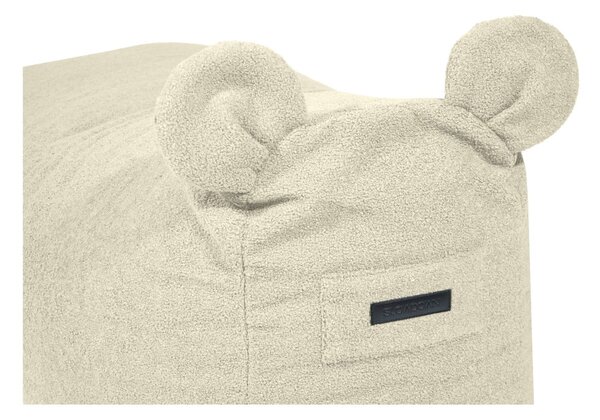 Светлосив детски пуф от букле Snug 130 Bear – SLOWDOWN