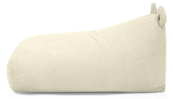 Светлосив детски пуф от букле Snug 130 Bear – SLOWDOWN