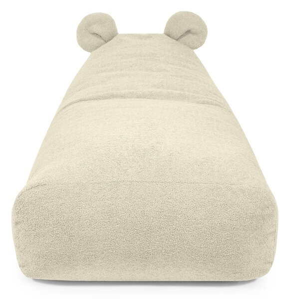 Светлосив детски пуф от букле Snug 130 Bear – SLOWDOWN