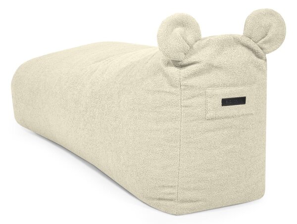Светлосив детски пуф от букле Snug 130 Bear – SLOWDOWN