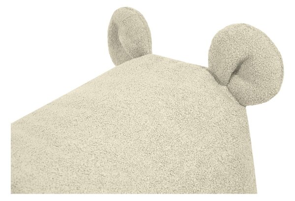 Светлосив детски пуф от букле Snug 130 Bear – SLOWDOWN